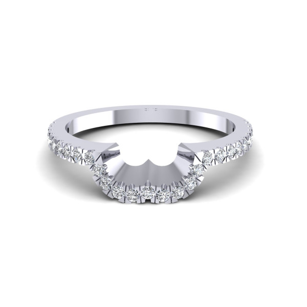 0.30CT Round Cut Diamonds Wedding Band