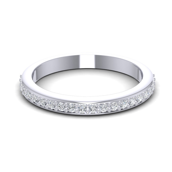 0.25CT Round Cut Diamonds Wedding Band