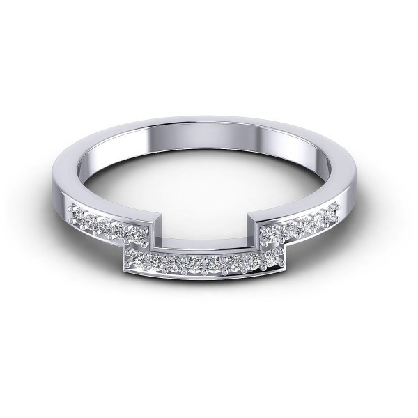 0.15CT Round Cut Diamonds Wedding Bands