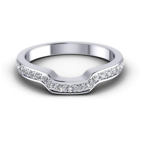 0.25CT Round Cut Diamonds Wedding Bands