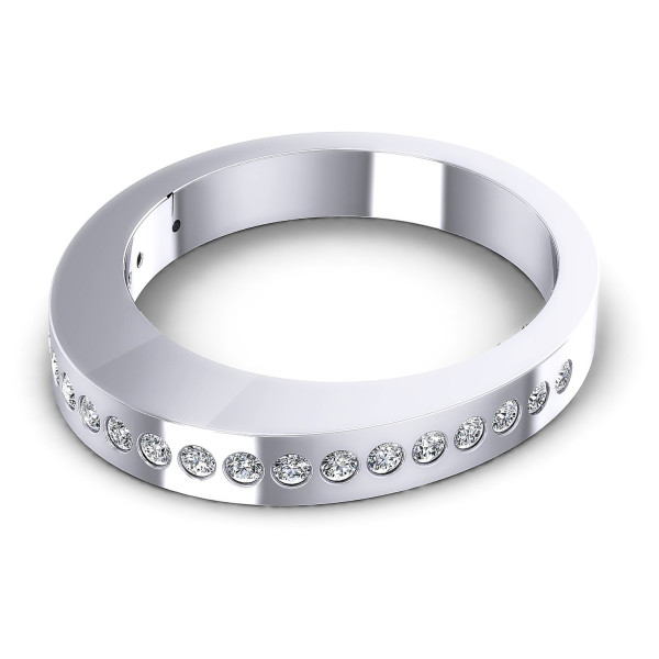 0.25CT Round Cut Diamonds Wedding Band