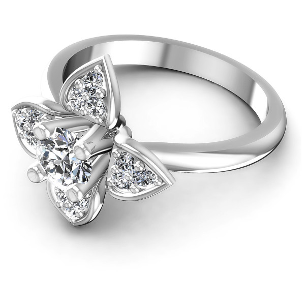 0.55CT Round Cut Diamonds Engagement Rings