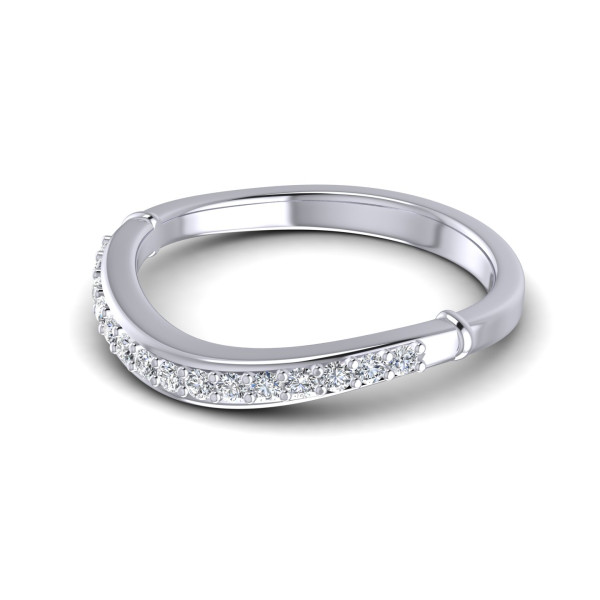 0.20CT Round Cut Diamonds Wedding Bands