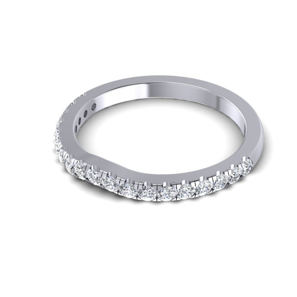 0.45CT Round Cut Diamonds Wedding Bands