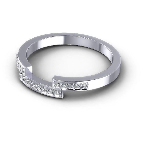 0.15CT Round Cut Diamonds Wedding Bands