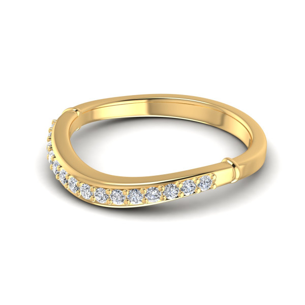 0.20CT Round Cut Diamonds Wedding Bands