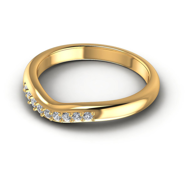 0.15CT Round Cut Diamonds Wedding Bands