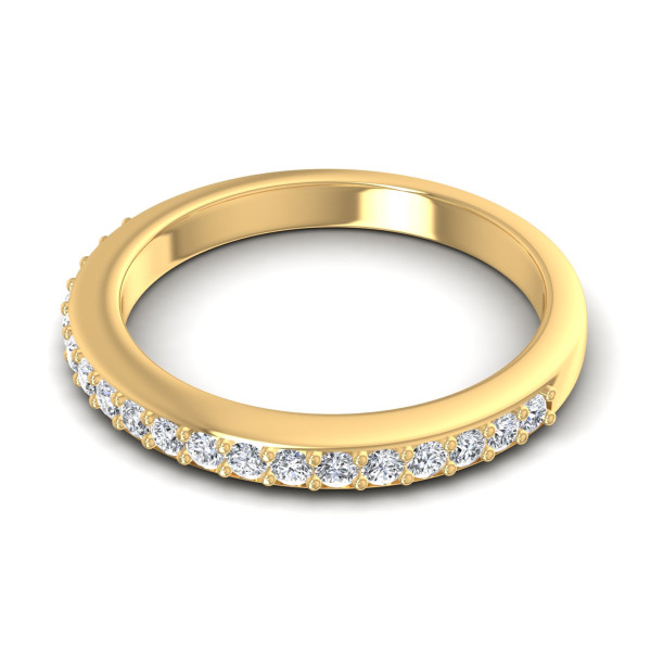 0.25CT Round Cut Diamonds Wedding Band