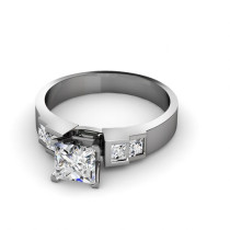 1.80CT Princess Cut Diamonds Engagement Ring