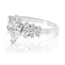 1.80CT Marquise Cut Diamonds Engagement Ring