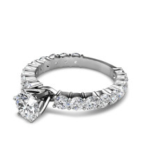 2.75CT Round Cut Diamonds Engagement Ring