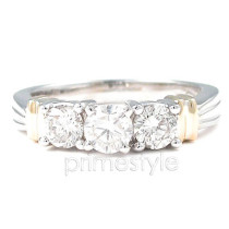 0.55CT Round Cut Diamonds Engagement Ring