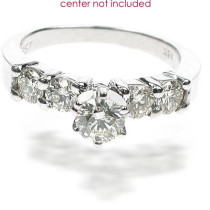 0.60CT Round Cut Diamonds Engagement Ring
