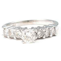0.90CT Round Cut Diamonds Engagement Ring