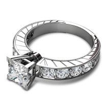 1.20CT Round Cut Diamonds Engagement Ring