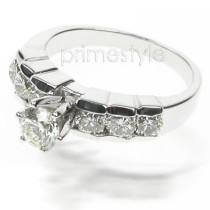 0.85CT Round Cut Diamonds Engagement Ring
