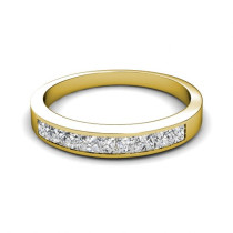 Princess Cut Diamond Wedding Band - 0.65CT