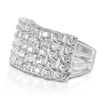 2.00CT Round Cut Diamond Wedding Band