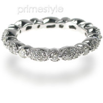 1.20CT Round Cut Diamonds Eternity Band