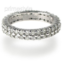 1.50CT Round Cut Diamonds Eternity Band