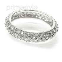 2.50CT Round Cut Diamonds Eternity Band
