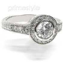 1.30CT Round Cut Diamonds Solitaire Ring