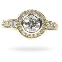 1.30CT Round Cut Diamonds Solitaire Ring
