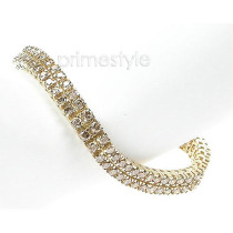 4.10CT Diamonds Bracelet In 14KT Yellow Gold