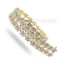 8.00CT Round Cut (H/SI1-SI2) Diamonds Bracelet 