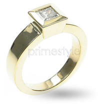 0.75CT Princess Cut Diamond Solitaire Ring