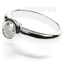 0.30CT Round Cut Diamond Solitaire Ring