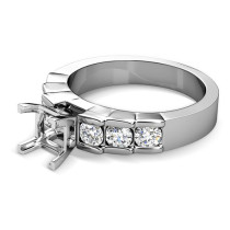 0.85CT Round Cut Diamonds Engagement Ring