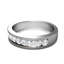 0.80CT Round Cut Diamonds Men's Wedding Band