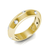 0.80CT Round Cut Diamonds Men's Wedding Band