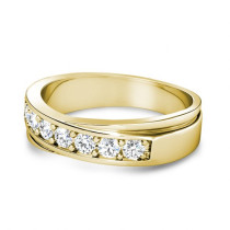 1.20CT Round Cut Diamonds Men's Wedding Band