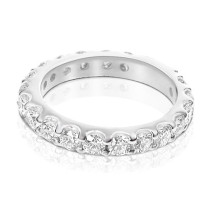 2.80CT Round Cut Diamond Wedding Band