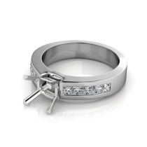 0.90CT Princess Cut Diamonds Engagement Ring