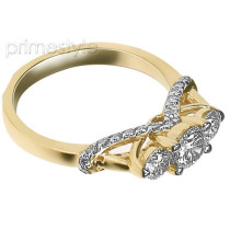 1.20CT Round Cut Diamonds Three Stone Ring