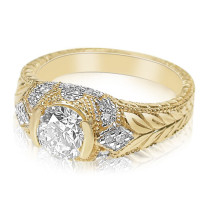 1.40CT Round Cut Diamonds Engagement Ring