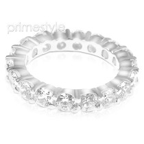 4.00CT Round Cut Diamonds Eternity Band