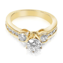 1.20CT Round Cut Diamonds Engagement Ring
