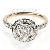 1.15CT Round Cut Diamonds Engagement Ring