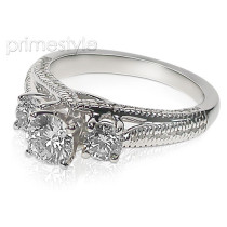 2.00CT Round Cut Diamonds Engagement Ring