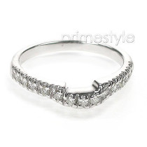 Round Cut Diamond Wedding Band - 0.30CT