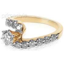 2.30CT Round Cut Diamonds Engagement Ring