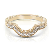 0.40CT Round Cut Diamonds Wedding Band