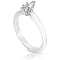 0.55CT Marquise Cut Diamond Solitaire Ring