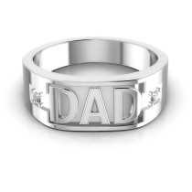 0.05CT Diamond Men's DAD Ring
