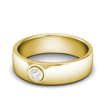 0.30CT Round Cut Diamonds Wedding Band