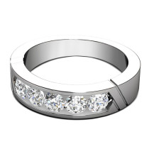 0.60CT Round Cut Diamonds Men's Wedding Band
